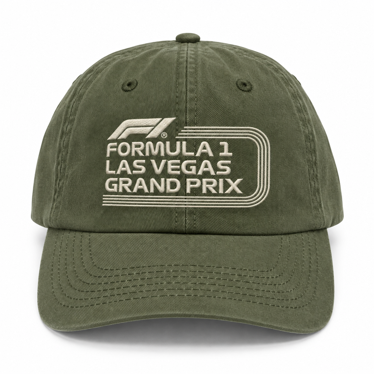 FORMULA 1 LAS VEGAS DAD HAT OLIVE - LVGP2024DDLG