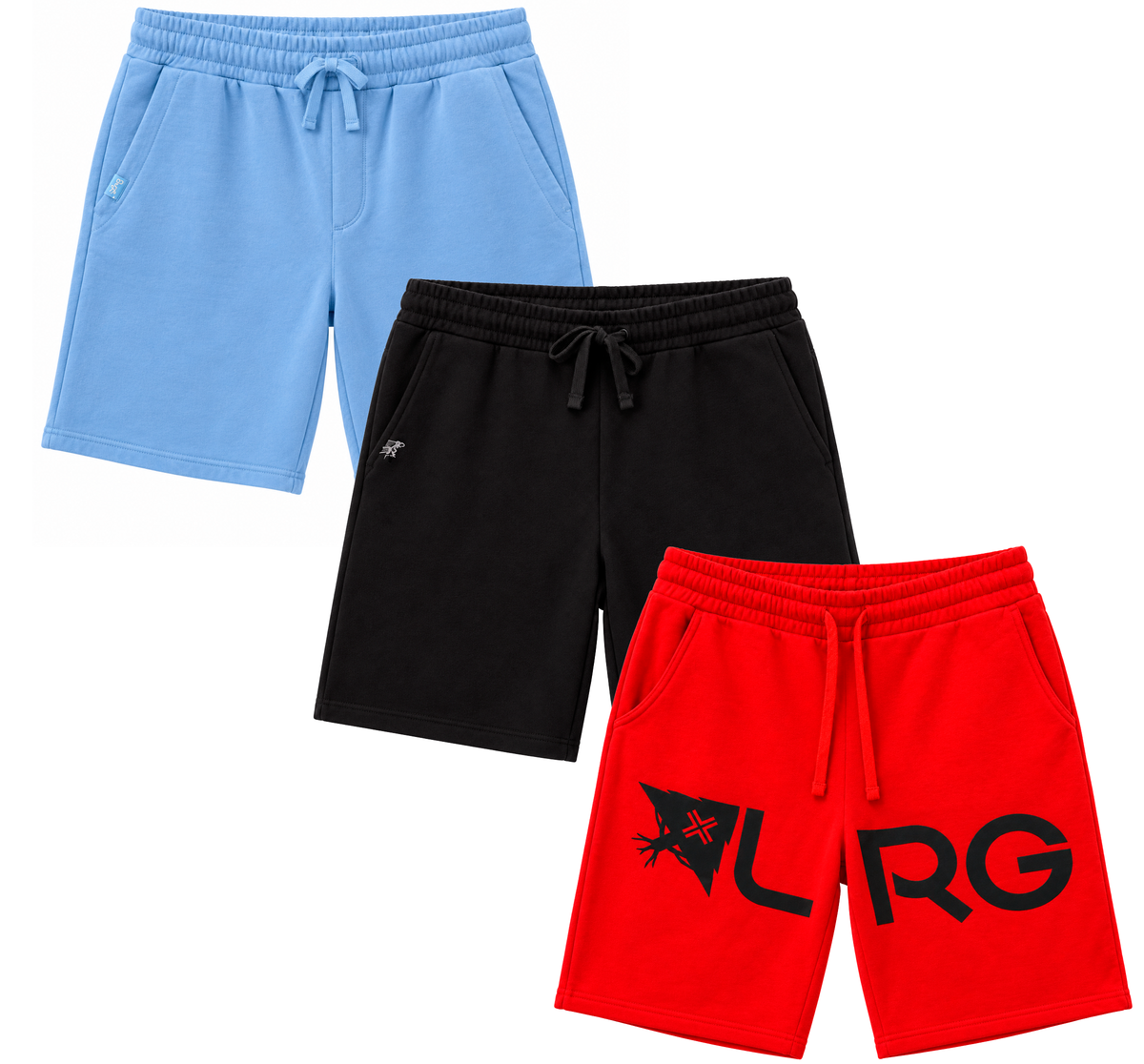 LRG ASSORTED SWEATSHORTS ASST - LSWTSHTA