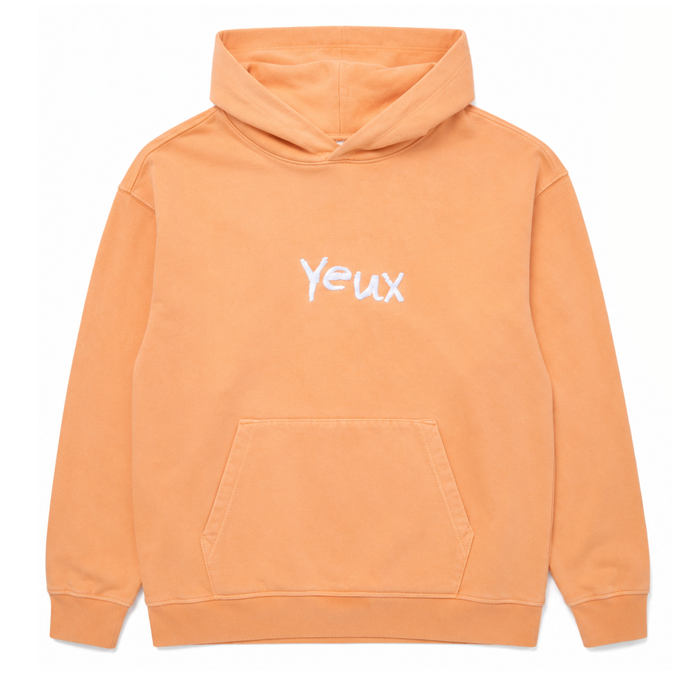 KIAN LAWLEY YEUX HOODIE ORANGE - KLA24EHD005