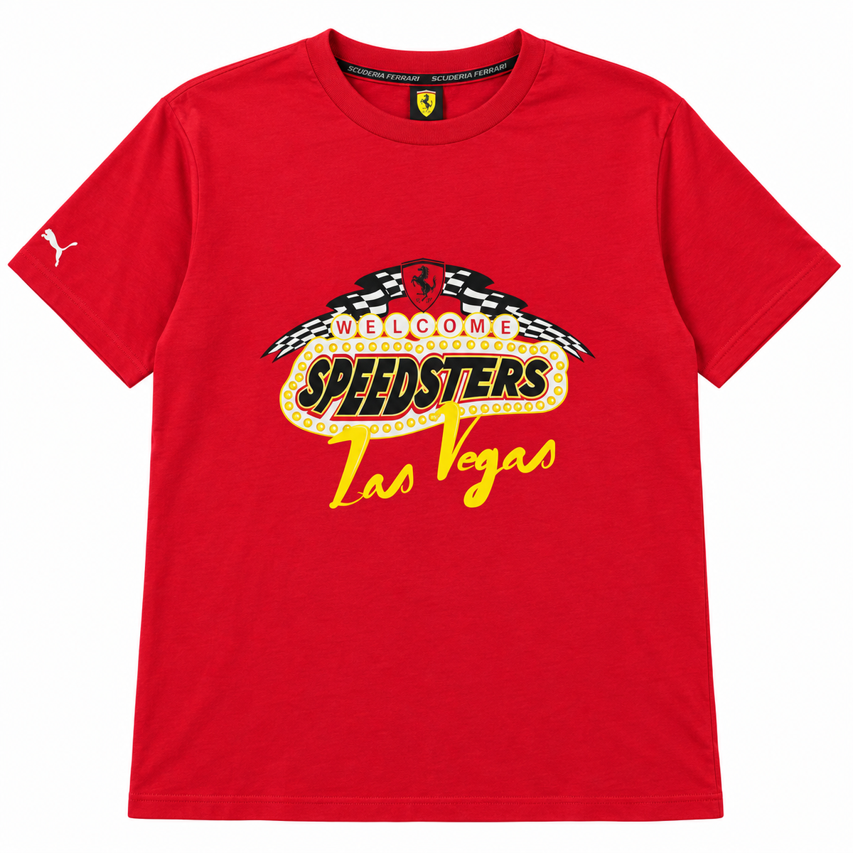 PUMA X FERRARI FORMULA 1 LAS VEGAS T-SHIRT RED - 62365502