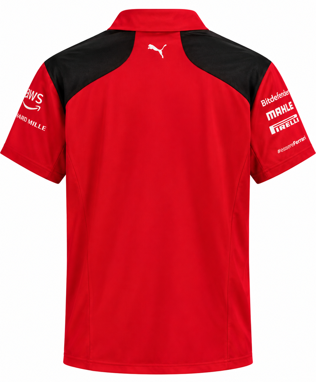 PUMA X FERRARI FORMULA 1 S/S BUTTON-DOWN RED - RESSO CORSA
