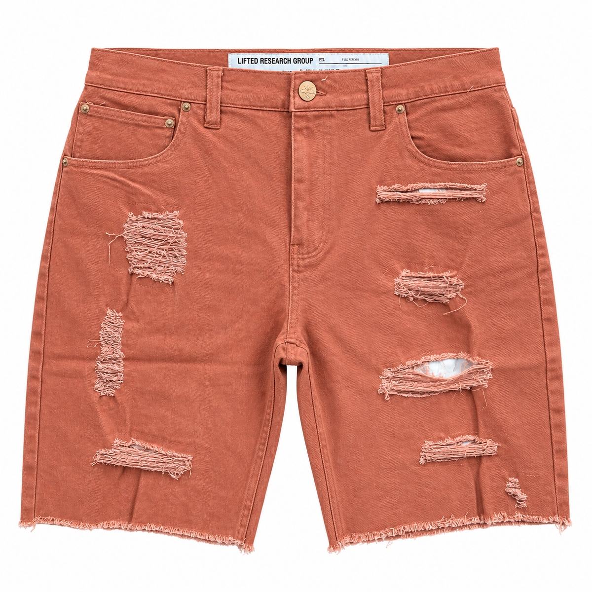 LRG BASIC DENIM SHORTS CORAL - L3LBMBSXX