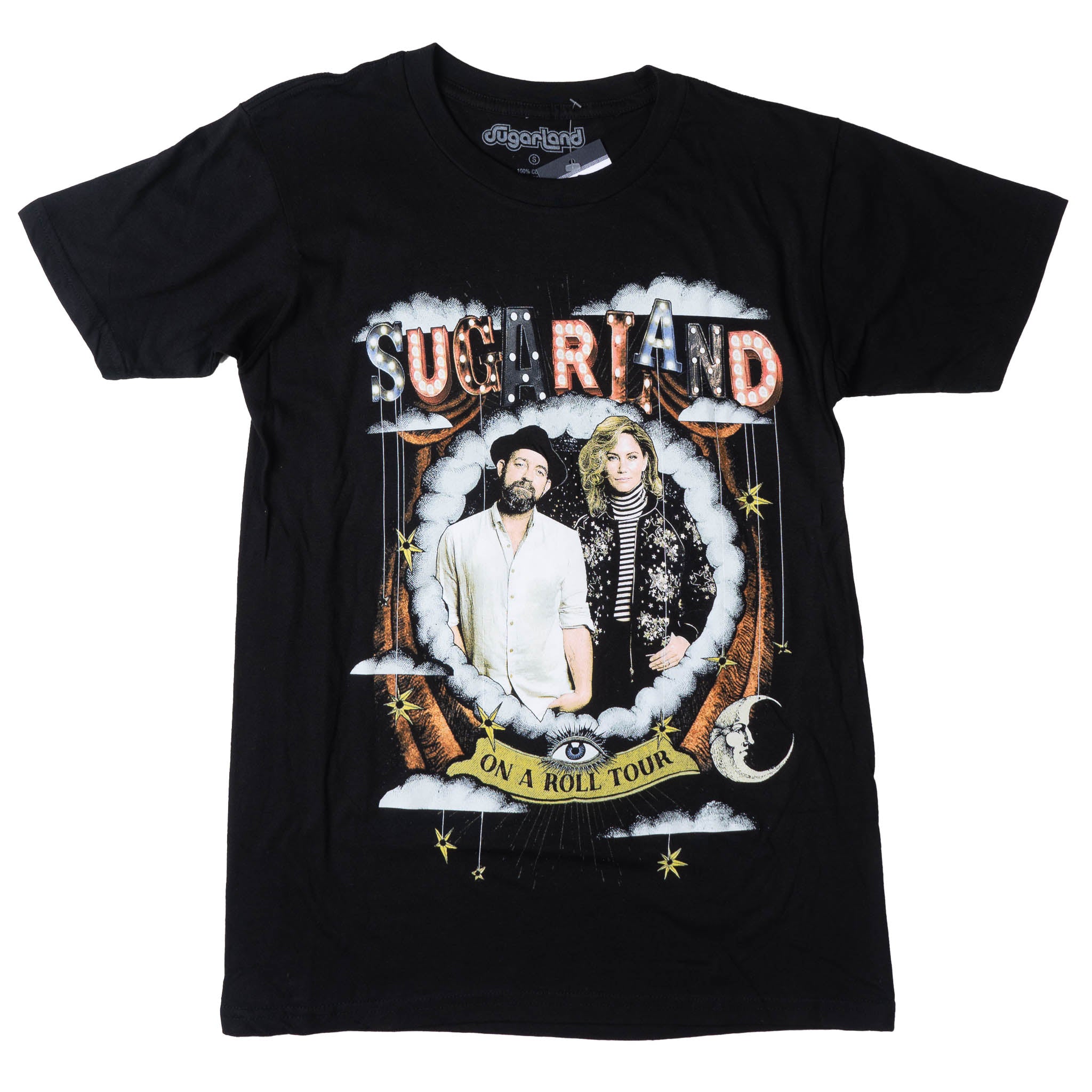 LICENSED SUGARLAND TOUR SHORT SLEEVE TEE BLACK - SGR-10118