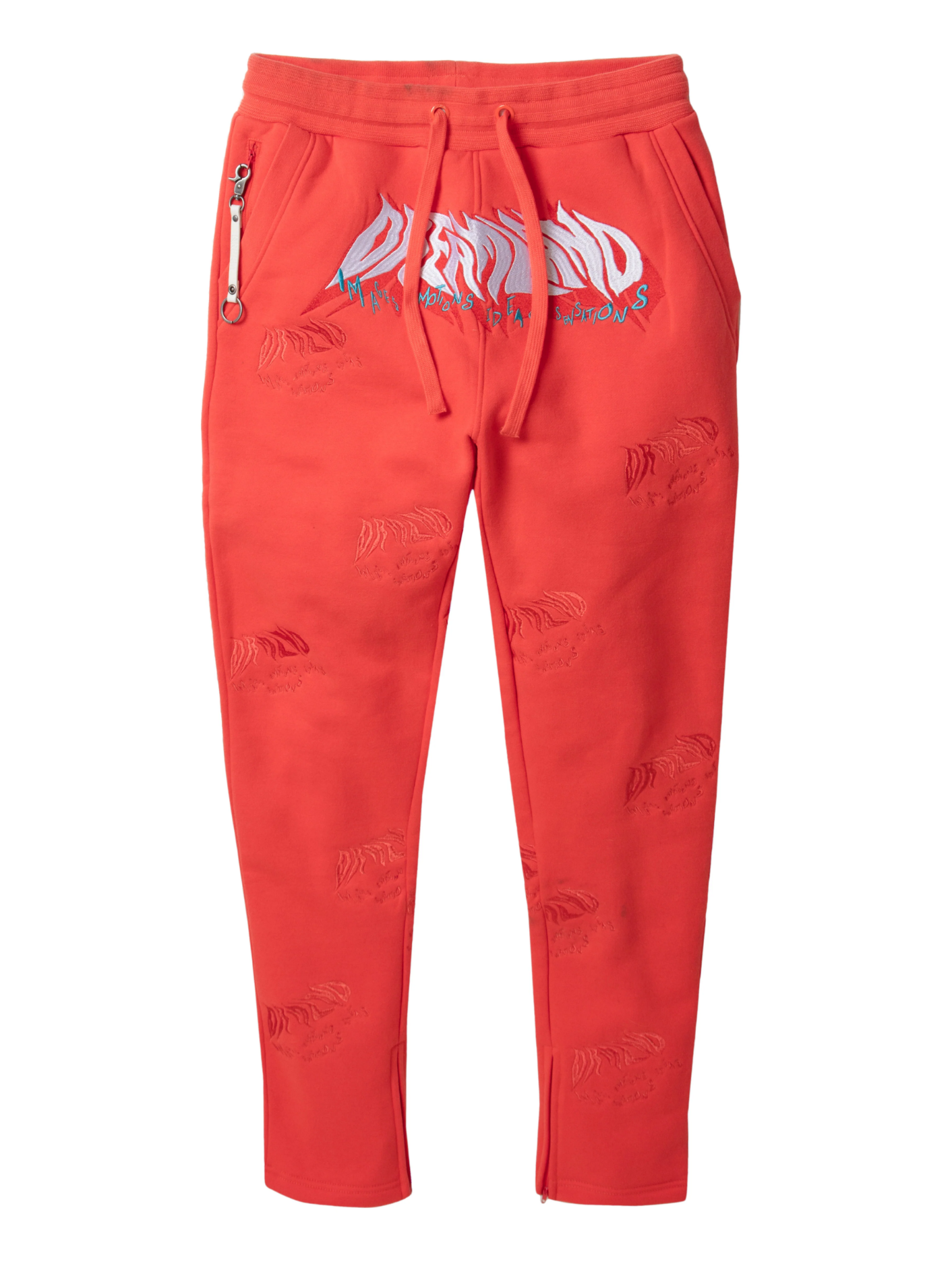 Wholesale Women's Fleece Jogger Sweatpants - Red