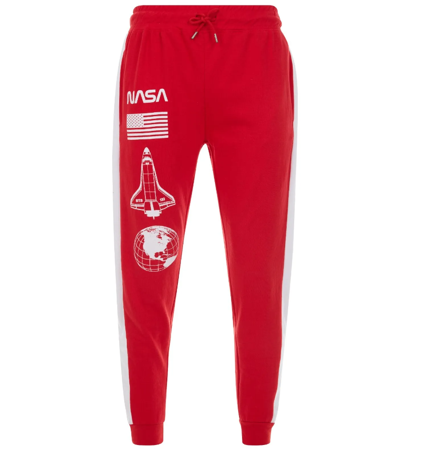 NAVY YARD JOGGER PANTS NASA USA TRUE RED NFKB 2222