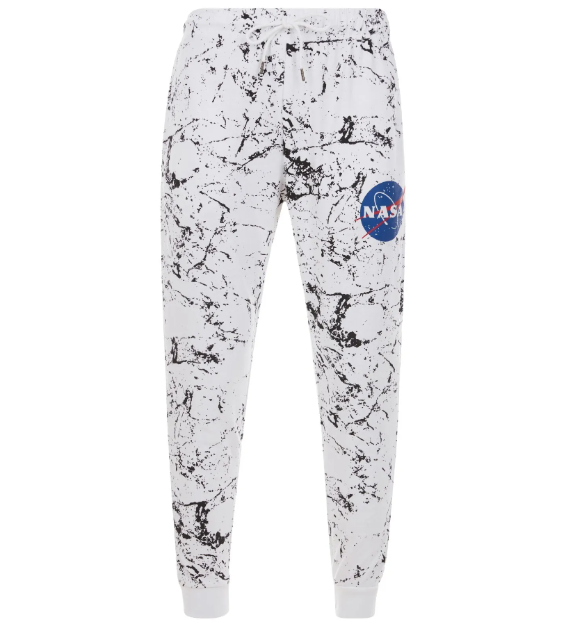 NAVY YARD JOGGER PANTS NASA SPLATTER WHITE NFKB 2221