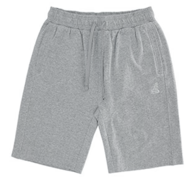 KANGOL FLEECE SHORTS BLACK GREY MIX - K92164S