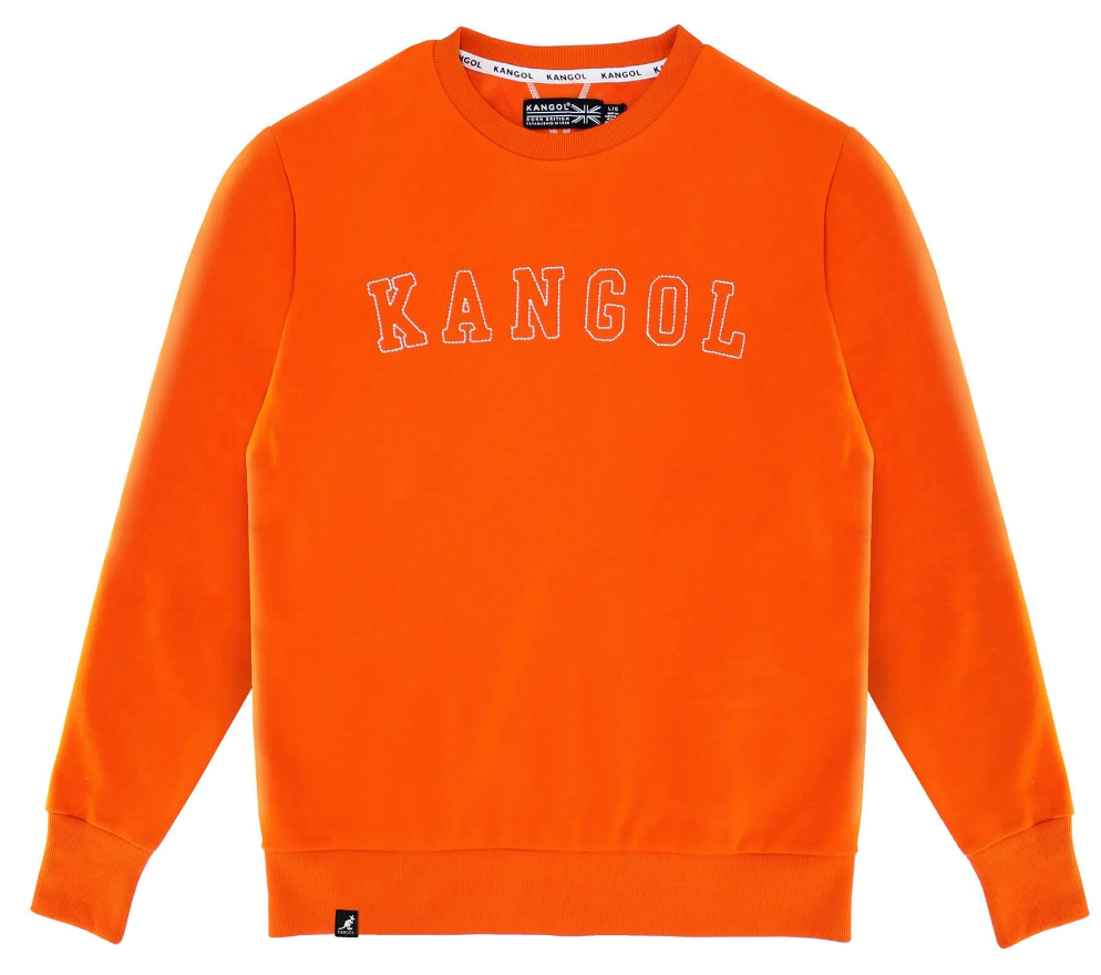 KANGOL CREWNECK SWEATSHIRT SCARLET IBIS - K96174
