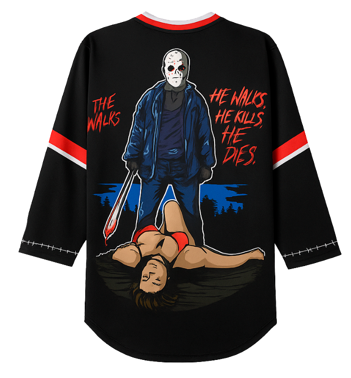 BRAND X GRAPHIC HOCKEY JERSEY BLACK - BX002-HKY-01