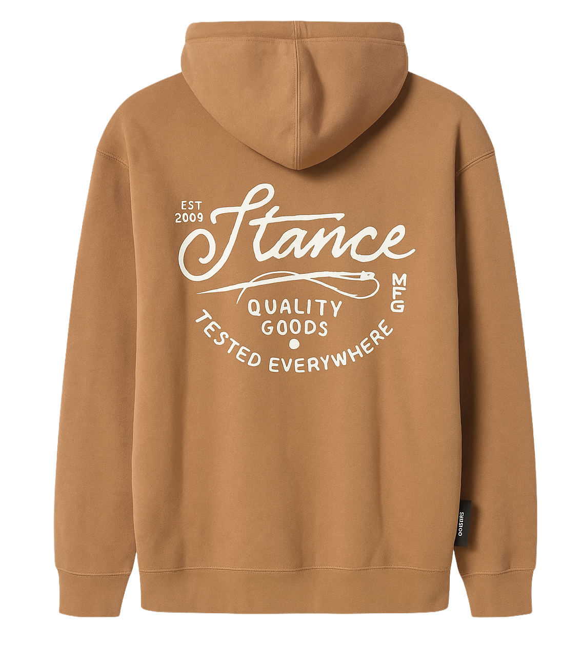 STANCE STANDARD ISSUE HOODIE BROWN - AFH1A25STA