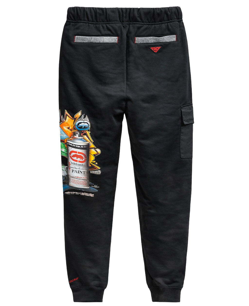 ECKO UNLTD FLEECE JOGGER PANT TRUE BLACK - EO34G1396
