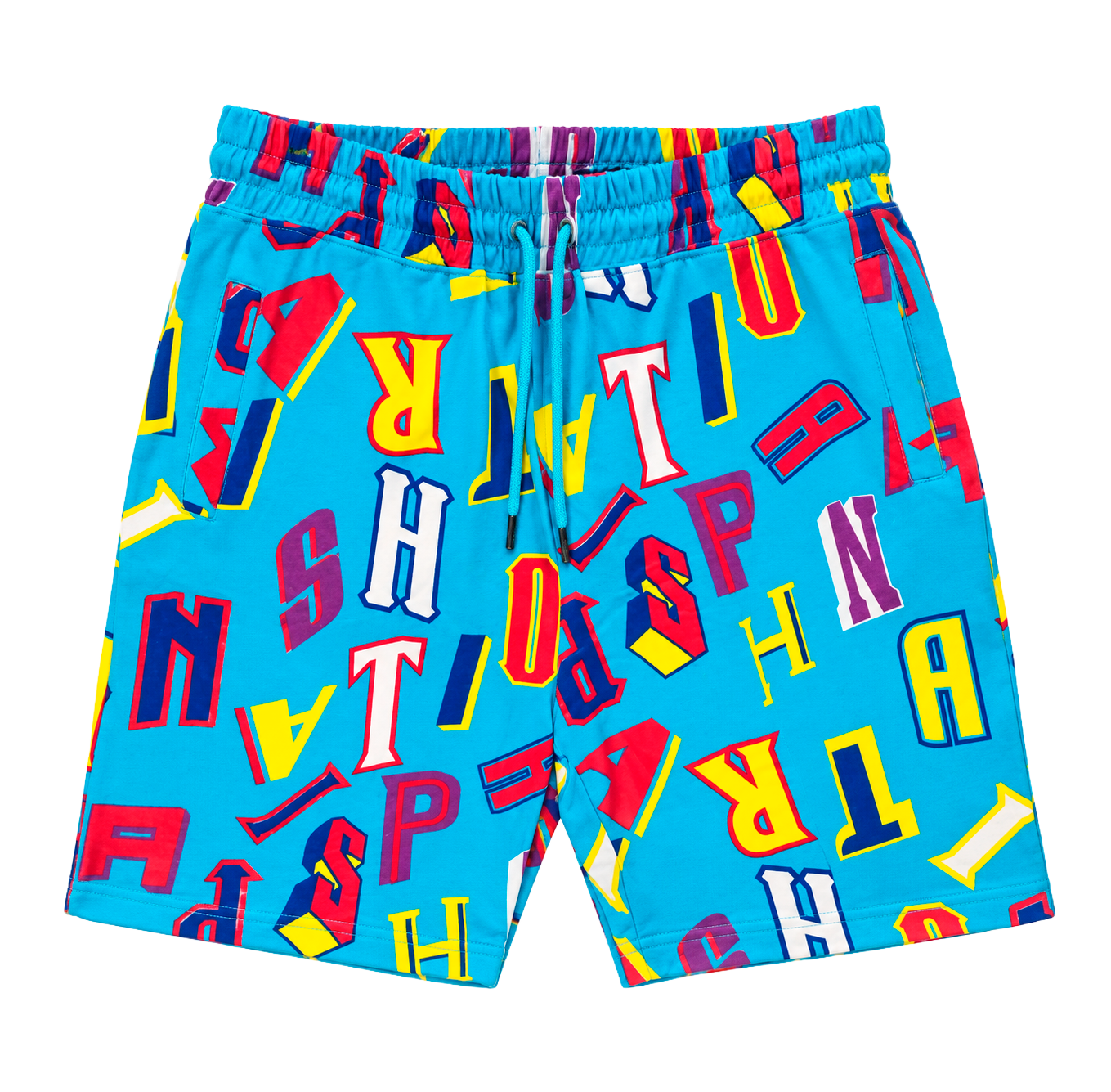 PARISH NATION FLEECE SWEATSHORT BLUE - N07B2525