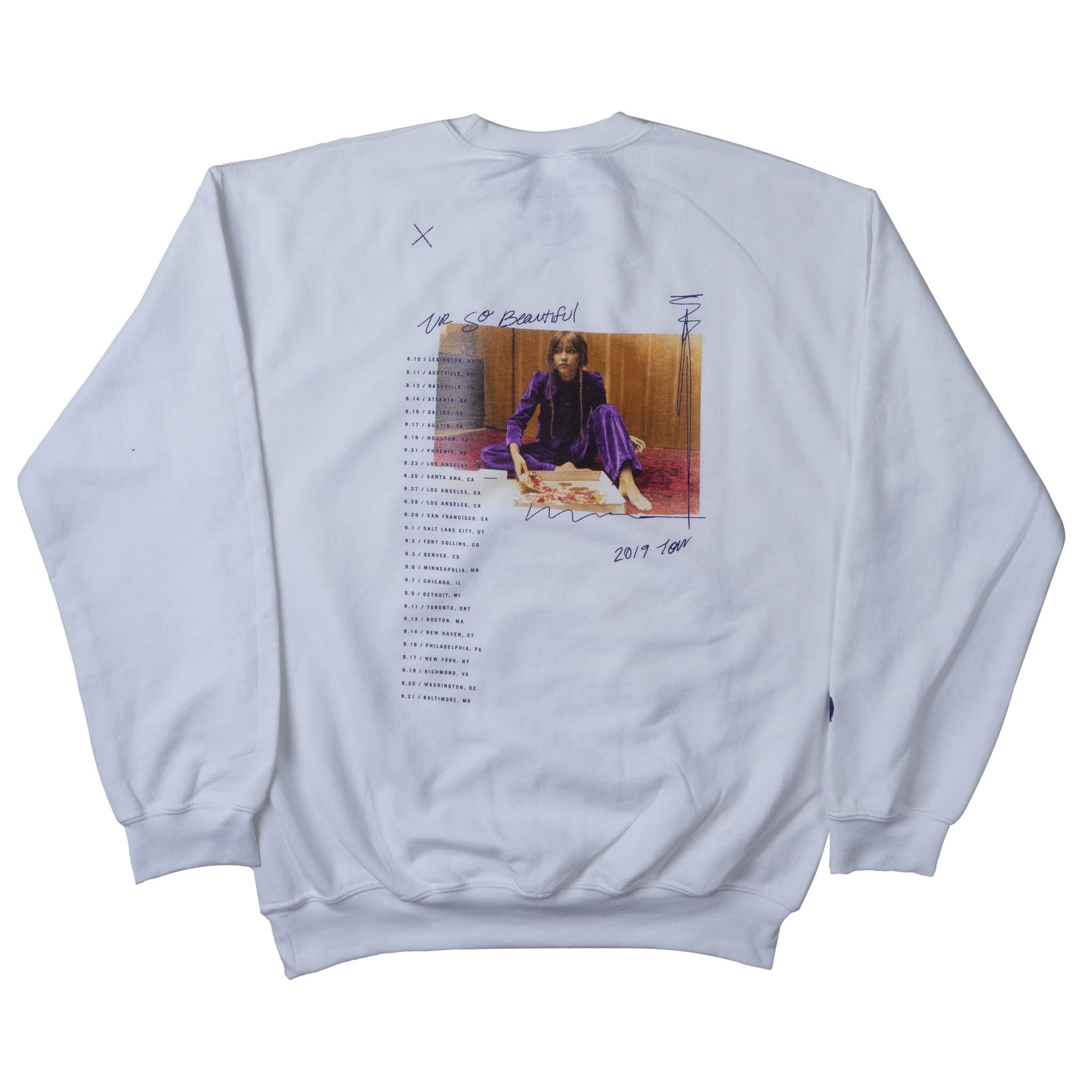 LICENSED GRACE VANDERWAAL USB CREWNECK WHITE - USB - Steal Deal