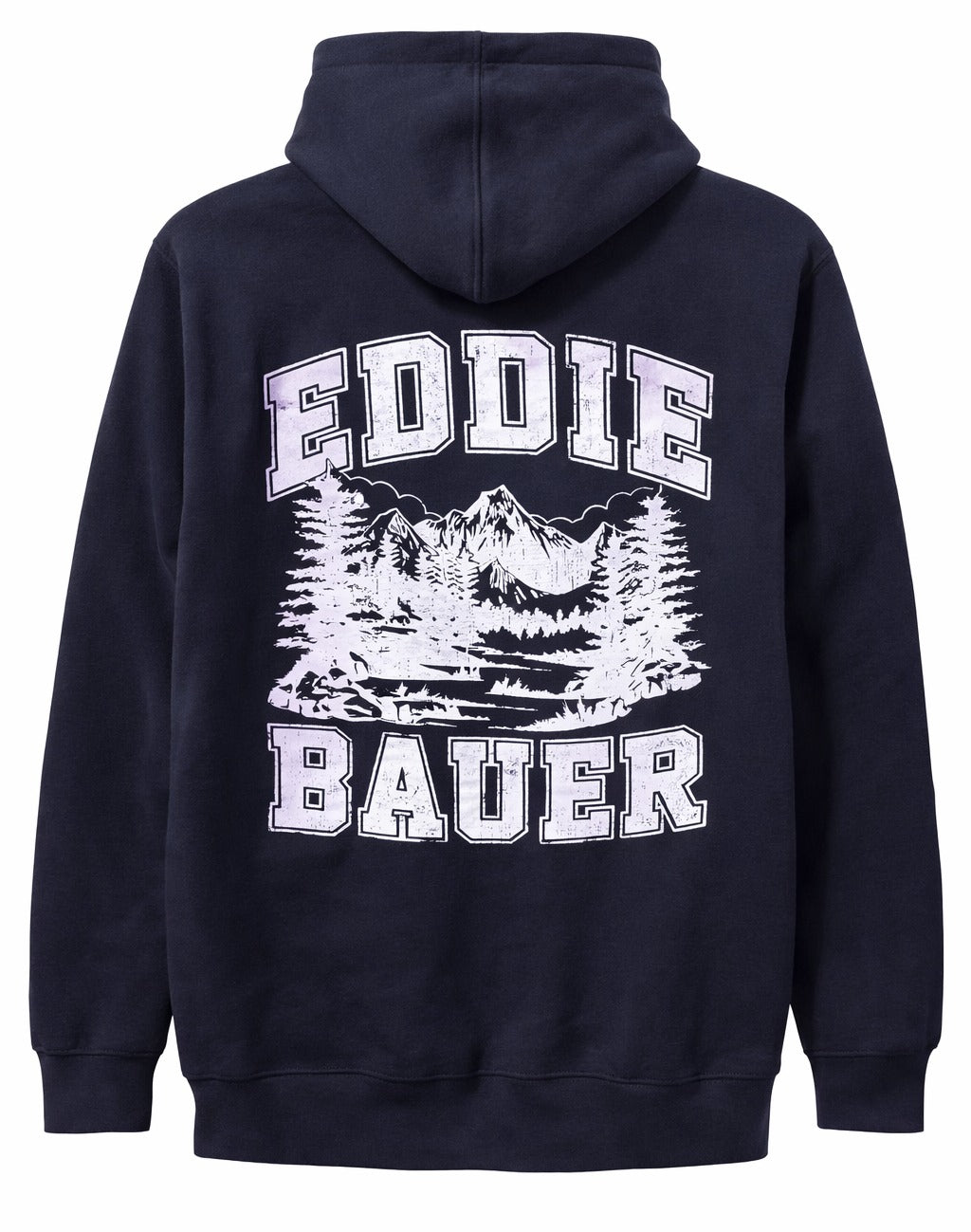 EDDIE BAURER GRAPHIC HOODIE NAVY - 3075 - Steal Deal