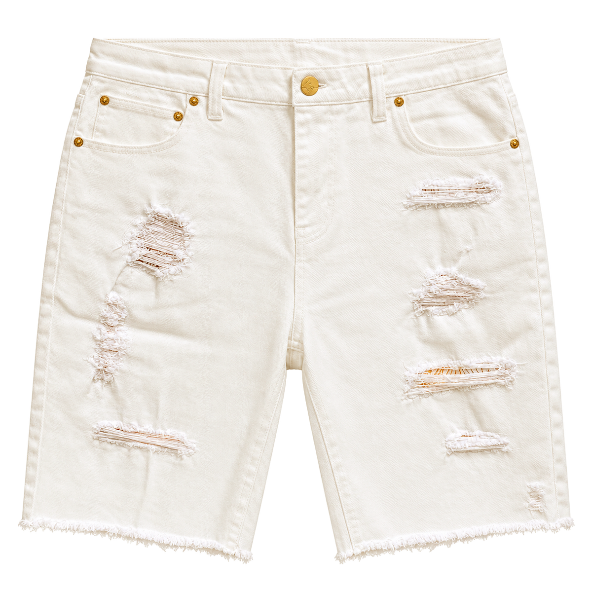 LRG BASIC DENIM SHORTS CREAM - L38RMBSXX