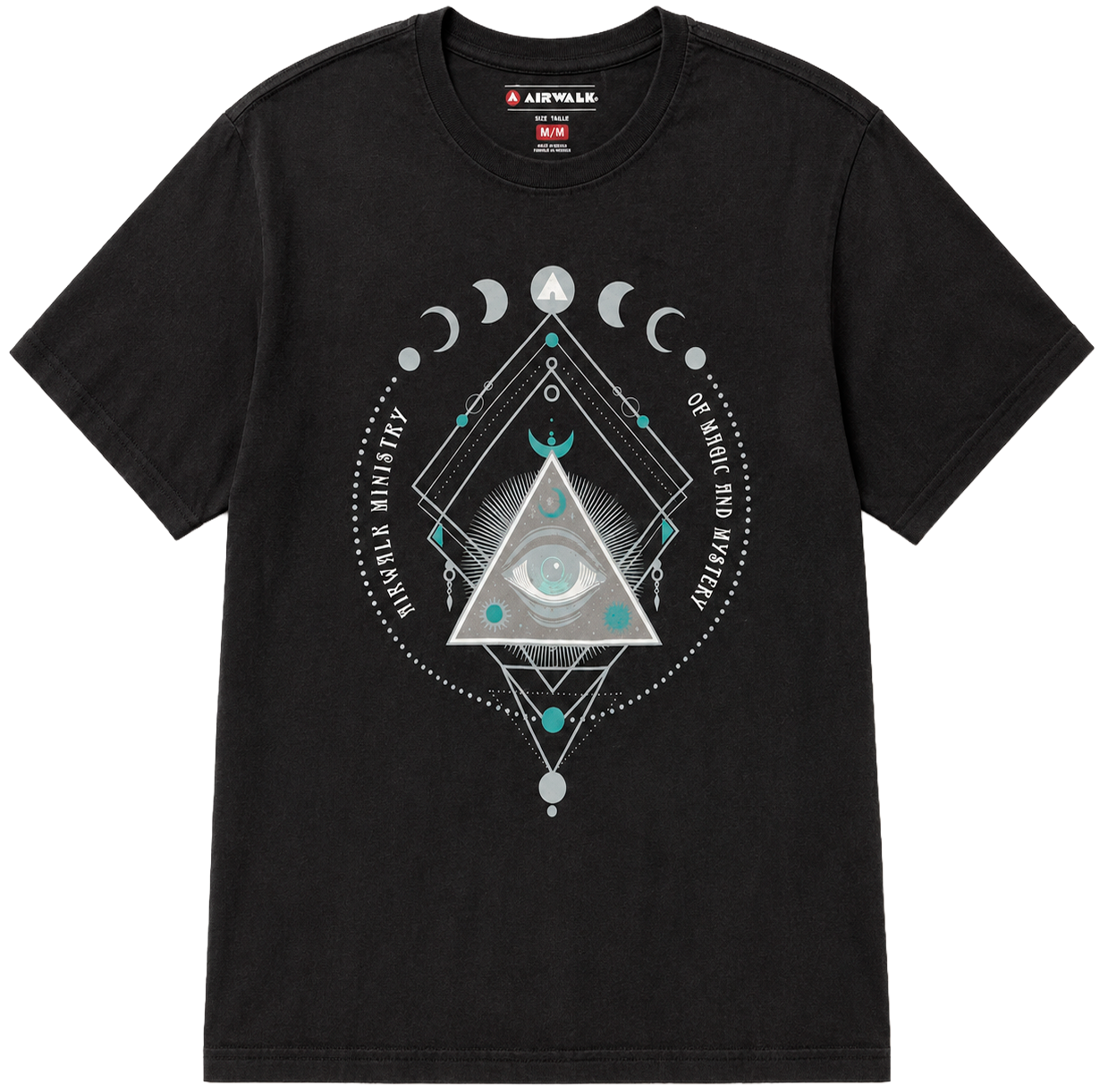 AIRWALK GRAPHIC T-SHIRT BLACK - 44AWM0199OP-003P6