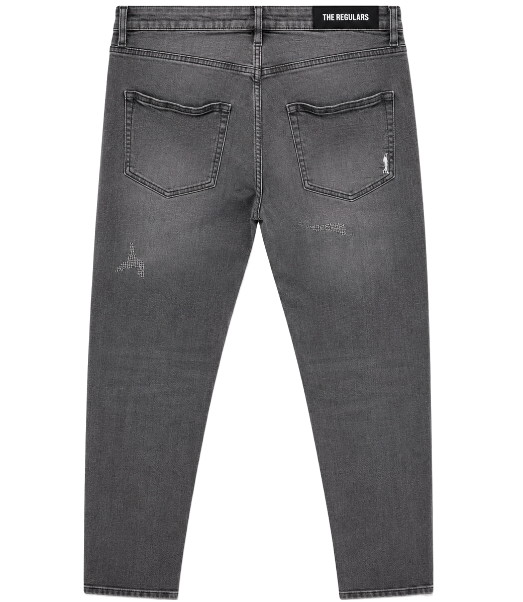 THE REGULARS PREMIUM DENIM JEANS BLACK - SWAGGER