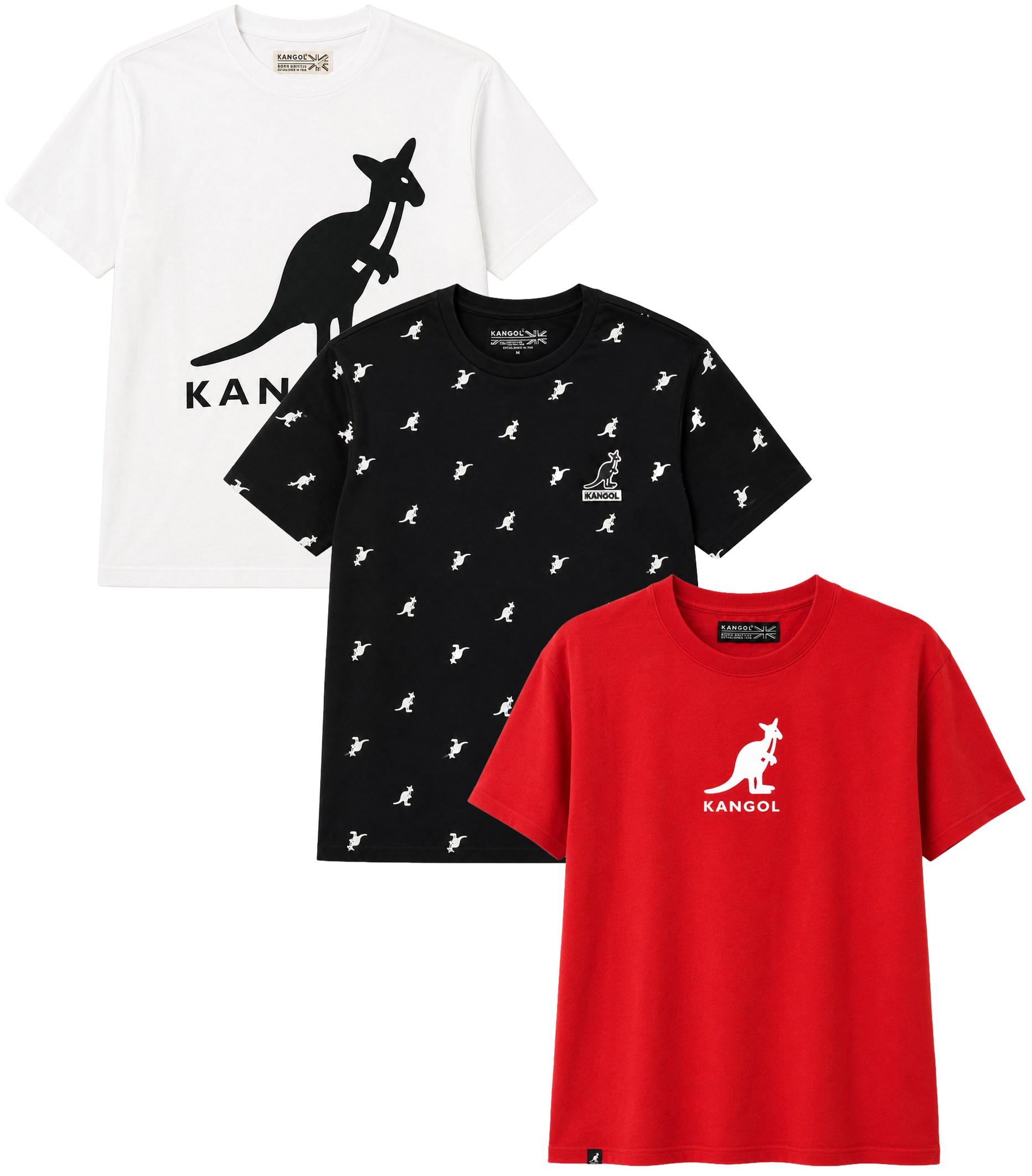 KANGOL ASSORTED GRAPHIC T-SHIRTS ASST - KNGTS26