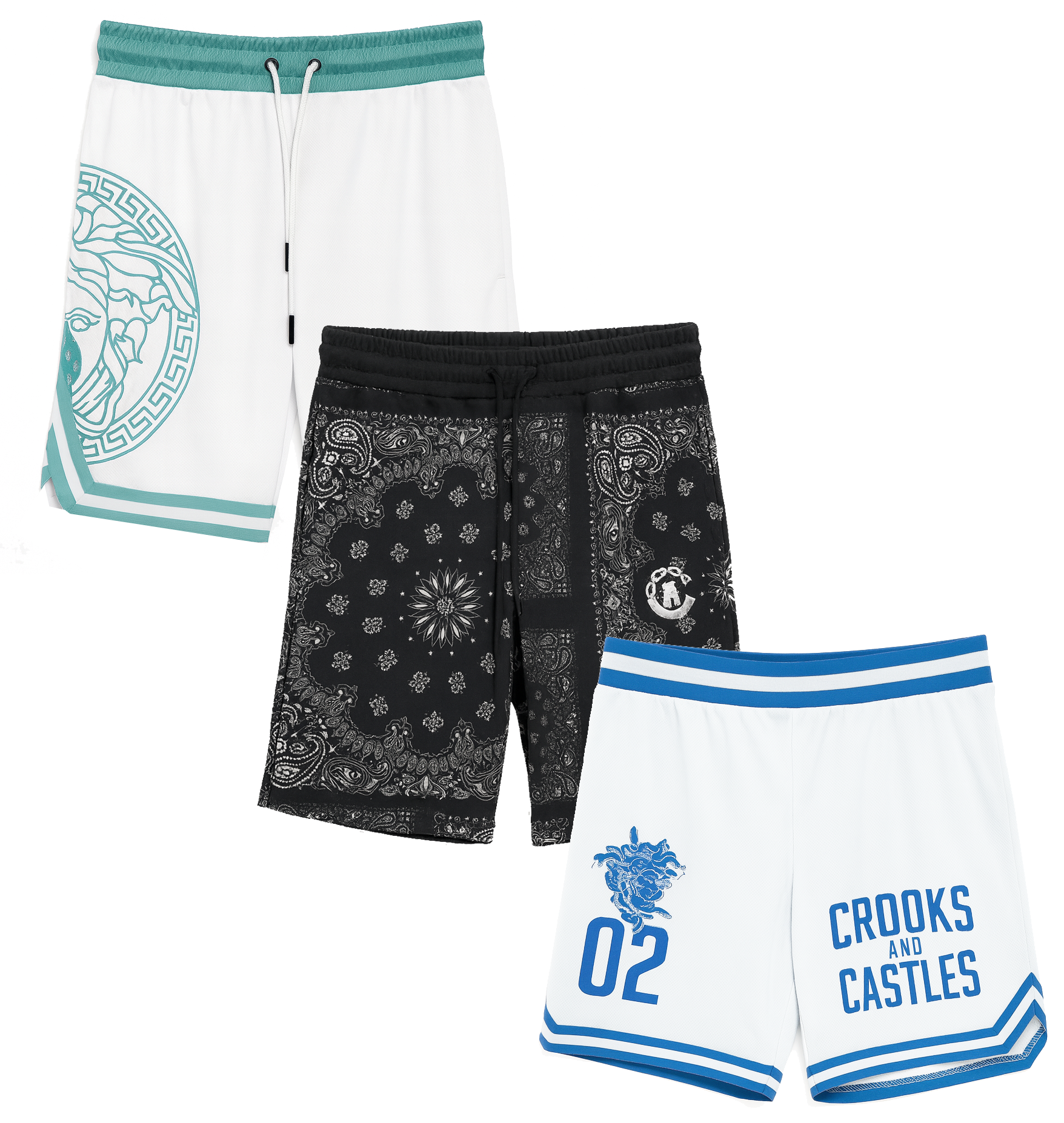 CROOKS & CASTLES ASSORTED SHORTS ASST - CCSHT08