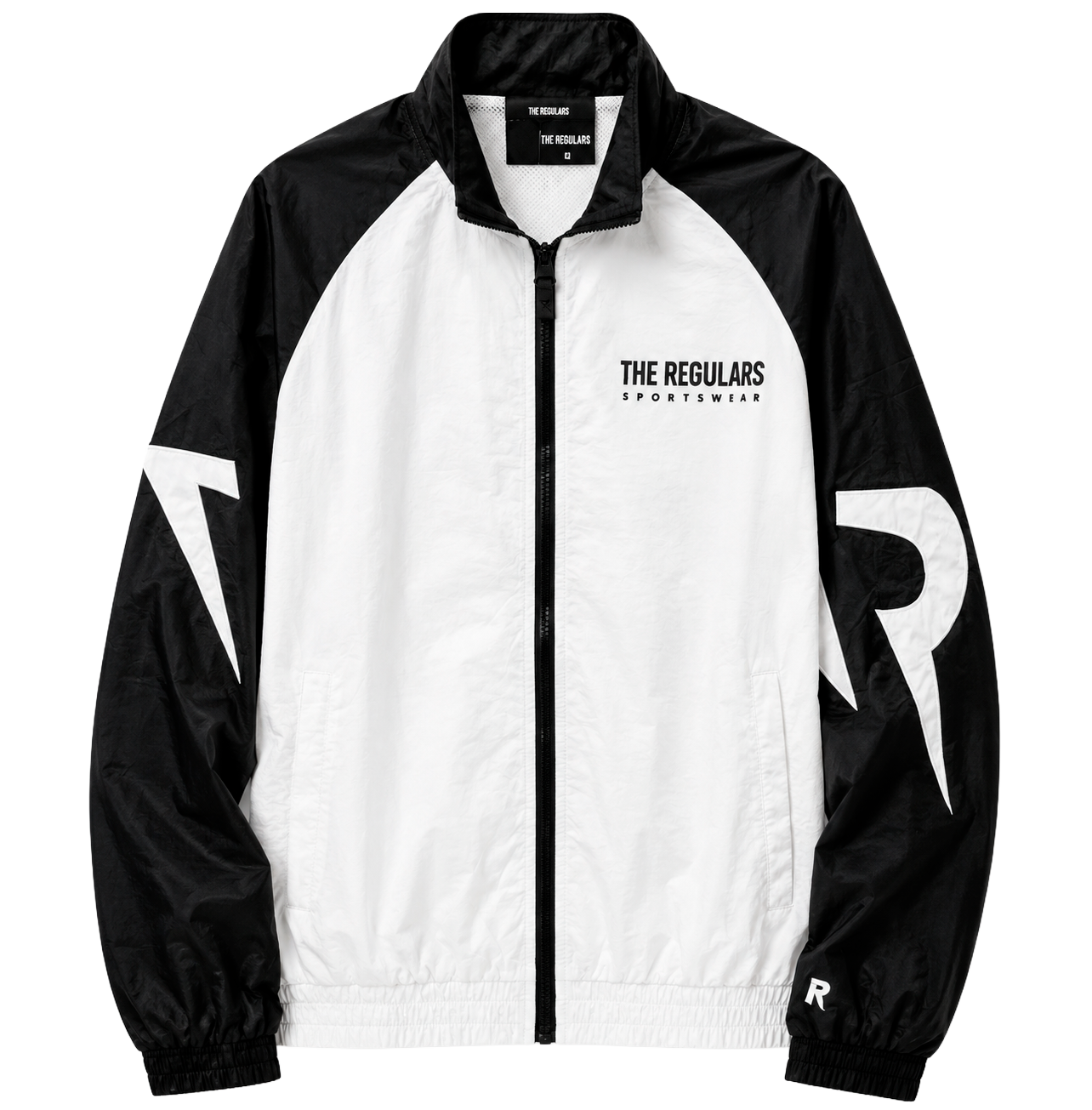 THE REGULARS PREMIUM TRACK JACKET BLACK - MAIN STAY