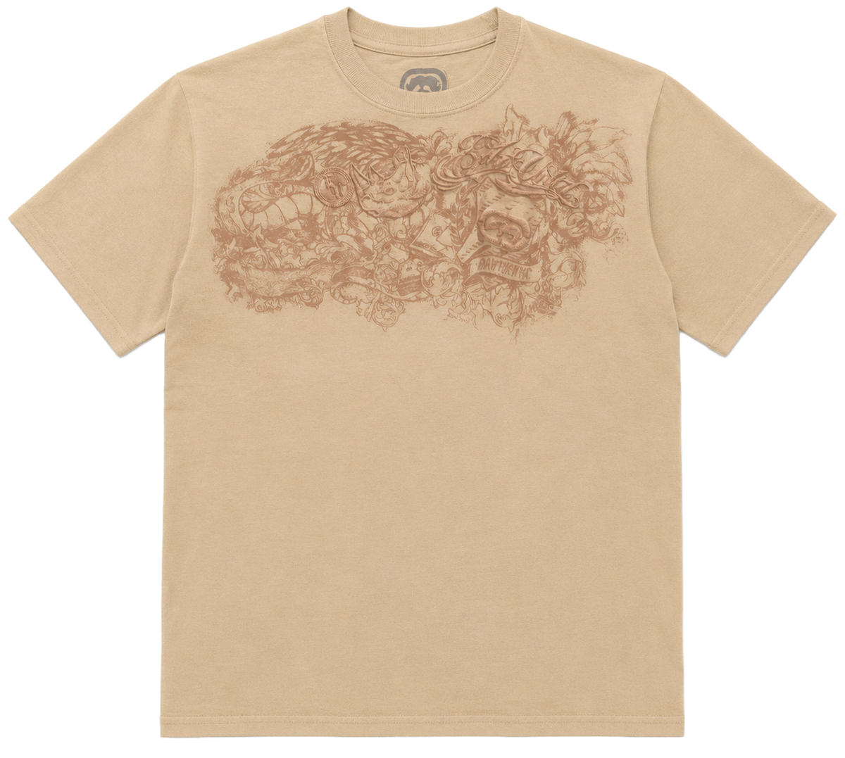 ECKO UNLTD GRAPHIC T-SHIRT BEIGE - EO15T555