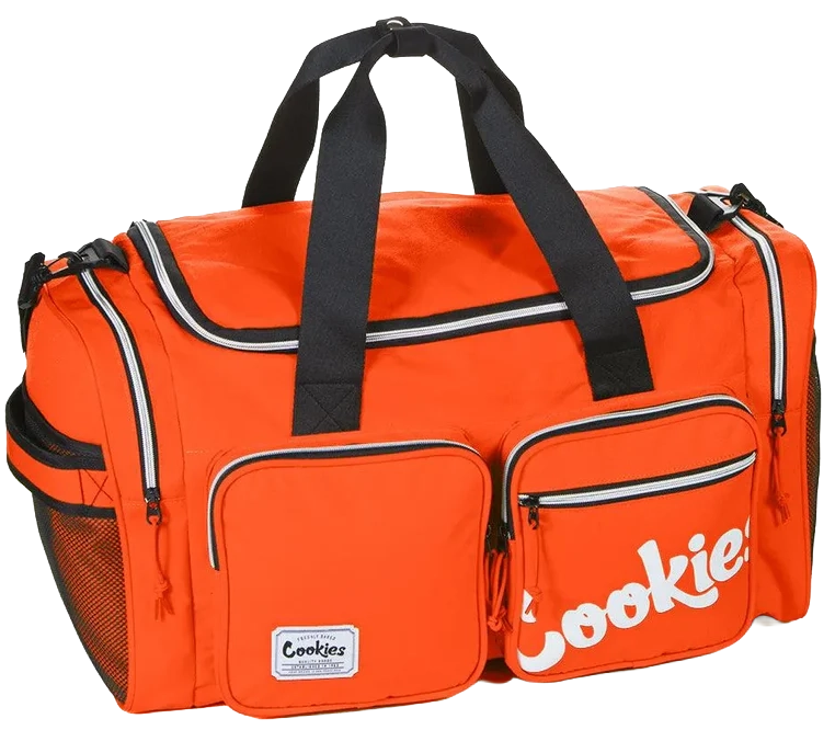 COOKIES SMELL PROOF DUFFLE BAG ORANGE - HERITAGE - Steal Deal