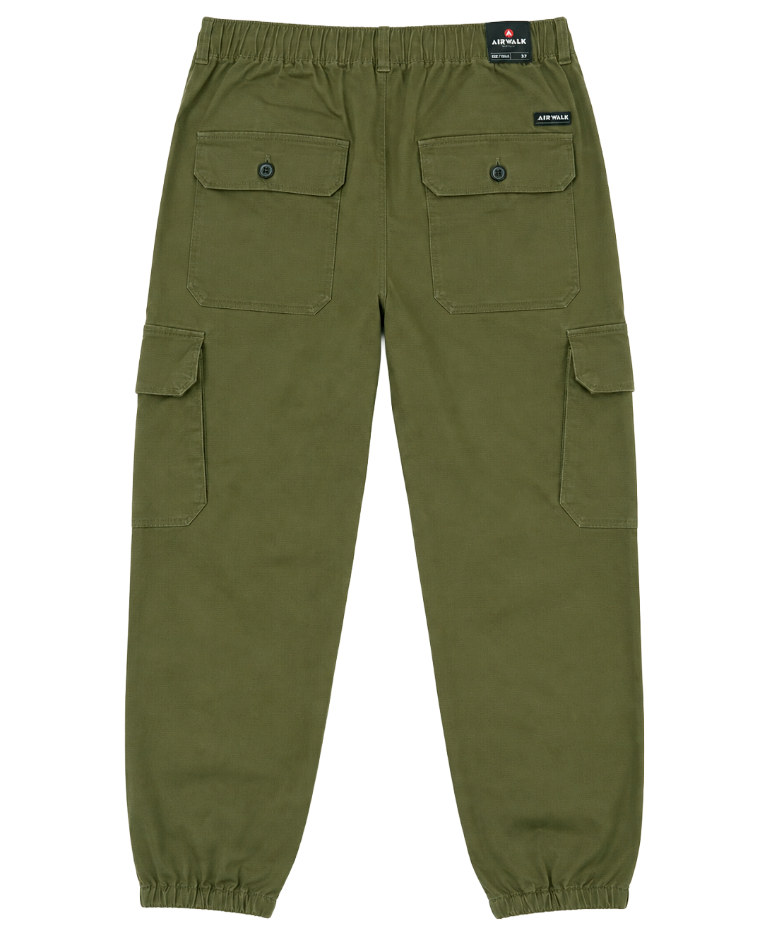AIRWALK CARGO JOGGER PANTS OLIVE GREEN - AWM0016USW