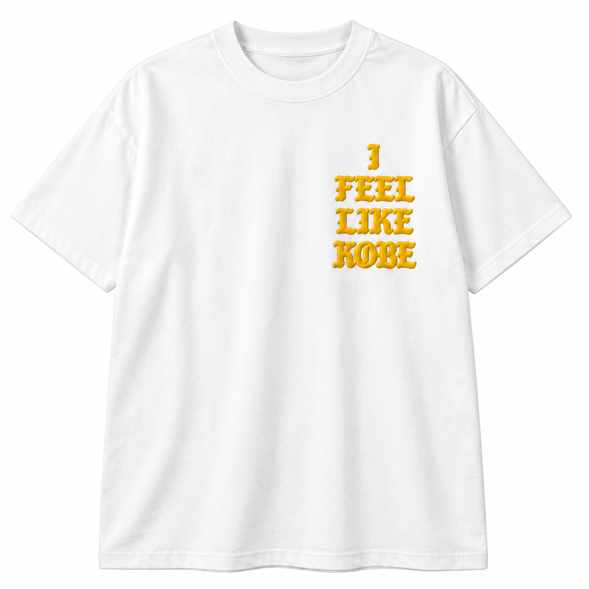 AUTHENTIC LEGENDS PUFF T-SHIRT WHITE/ GOLD - FEEL LIKE KOBE
