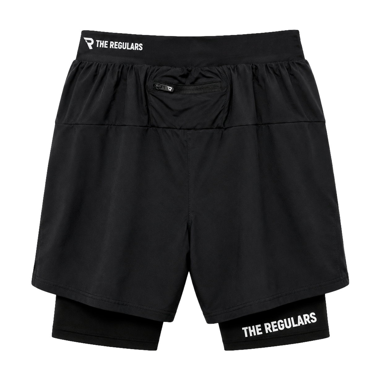 THE REGULARS PERFORMANCE GYM SHORTS BLACK - UNFAZED