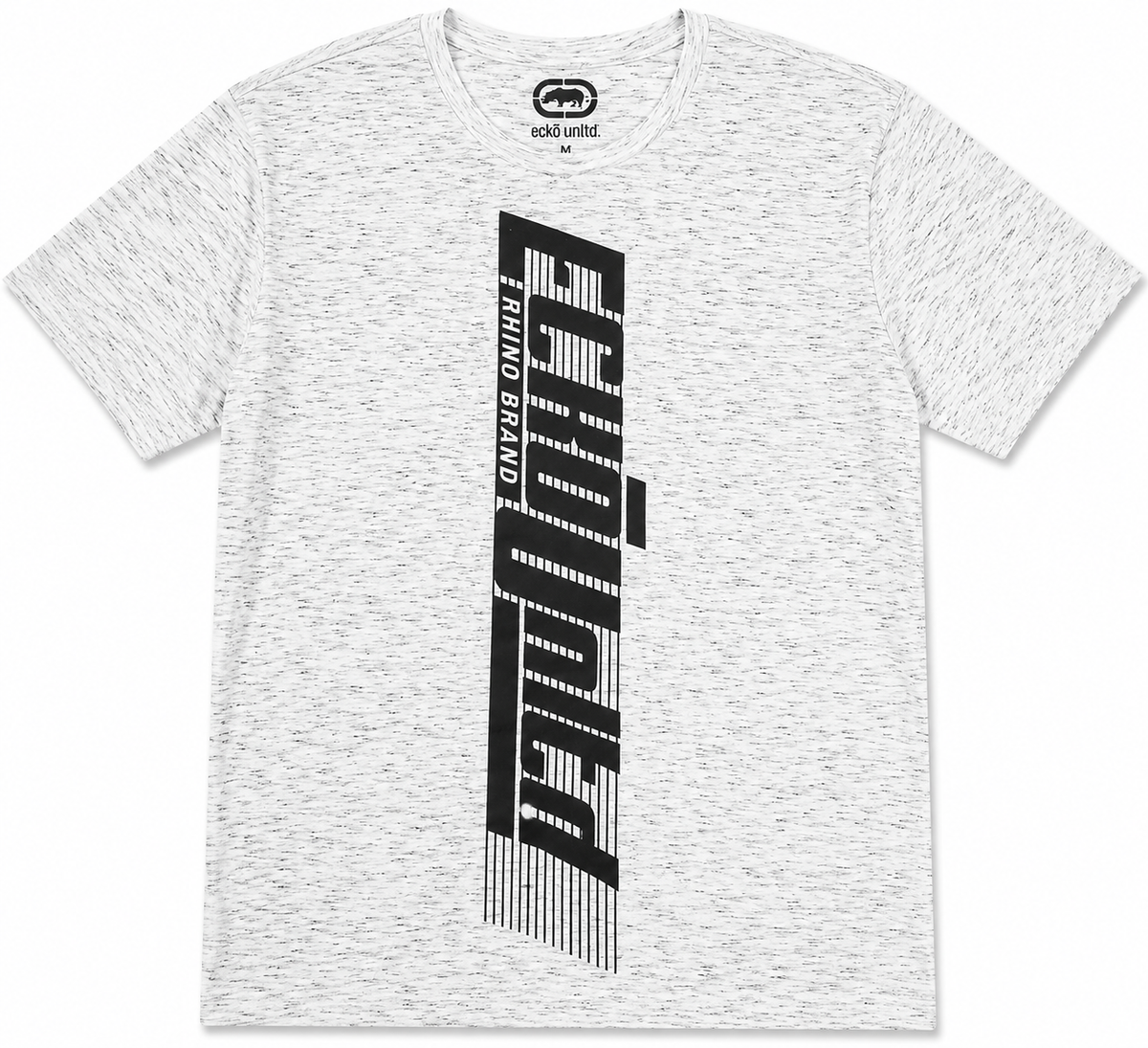 ECKO UNLTD LOGO T-SHIRT WHITE/SPACE DYE - EO12K873