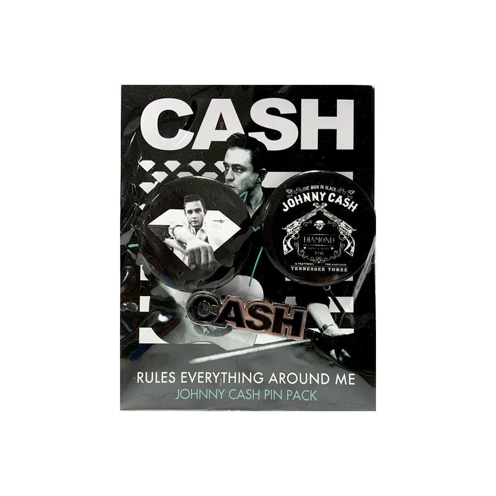 DIAMOND SUPPLY CO x JOHNNY CASH 3 PACK PIN SET - D17DMAI3008