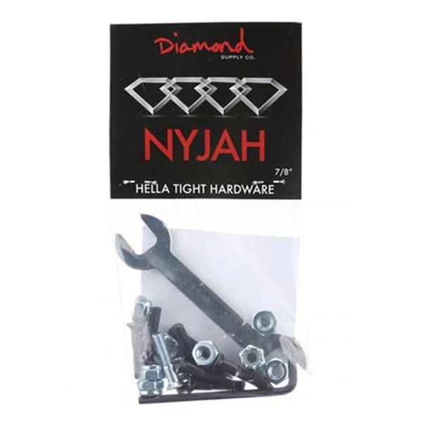 DIAMOND SUPPLY CO HELLA TIGHT PRO HARDWARE SILVER - NYJAH HOUSTON
