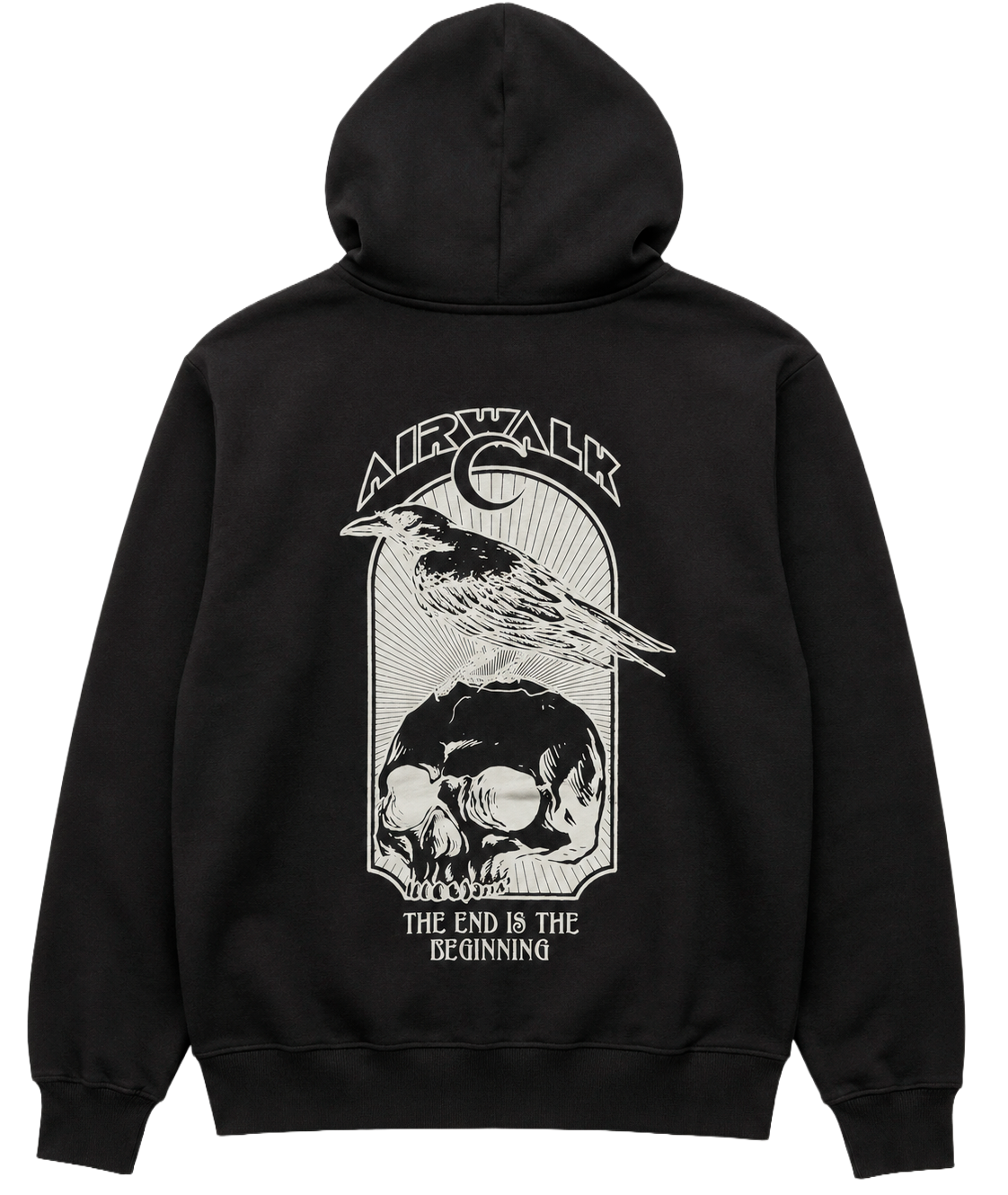 AIRWALK GRAPHIC HOODIE BLACK - 44AWM0235OP-003P6