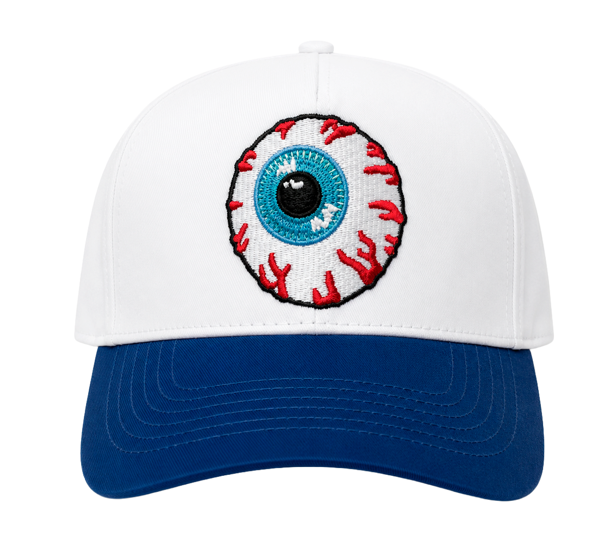 MISHKA LOGO SNAPBACK DAD HAT ROYAL/WHITE - MKS6AM-19
