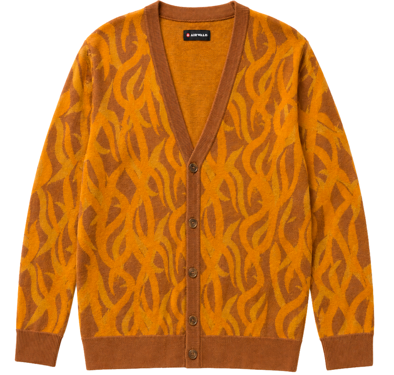 AIRWALK CARDIGAN SWEATER AMBER - AWM0074USW