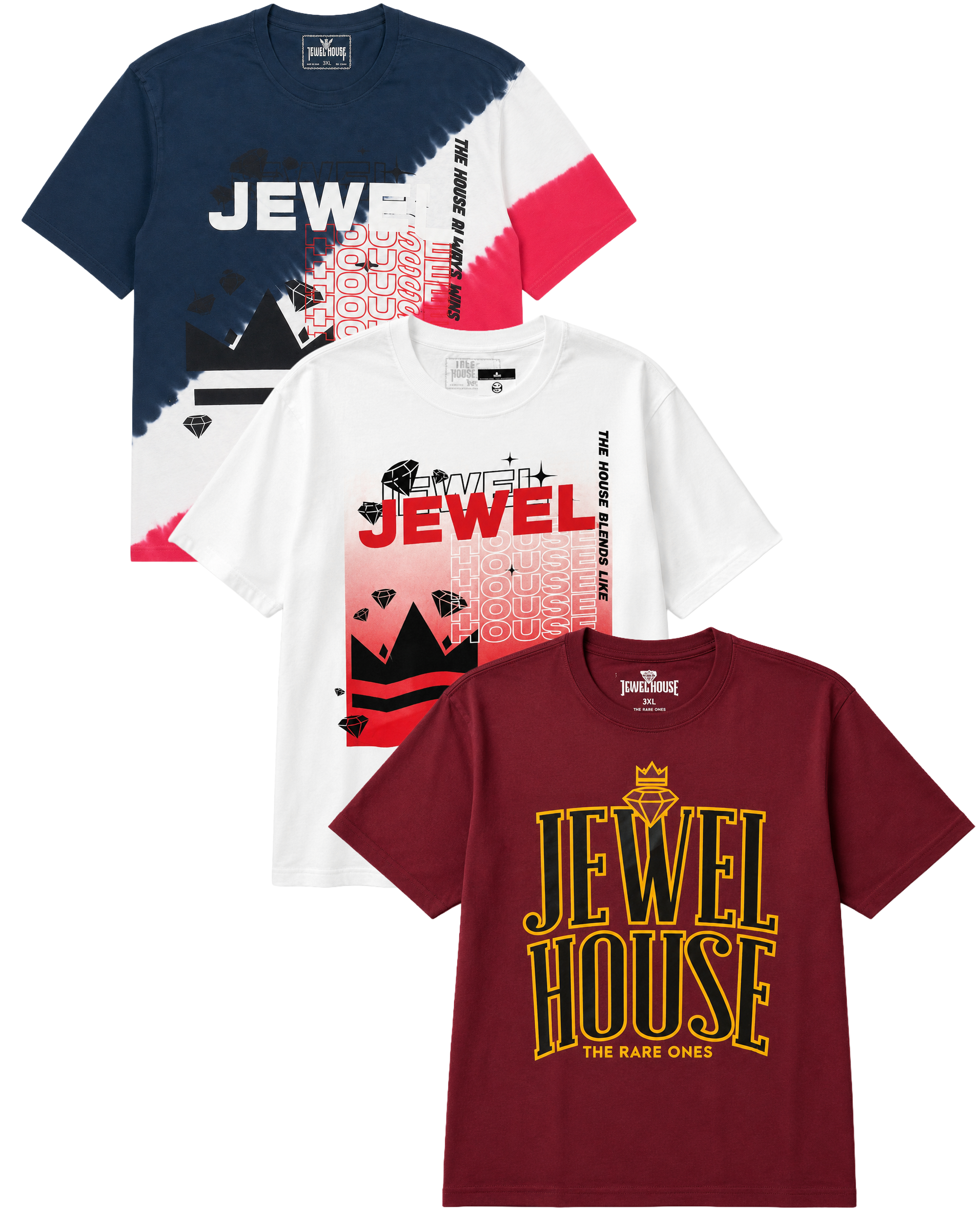 JEWEL HOUSE ASSORTED T-SHIRTS ASST - JHST26