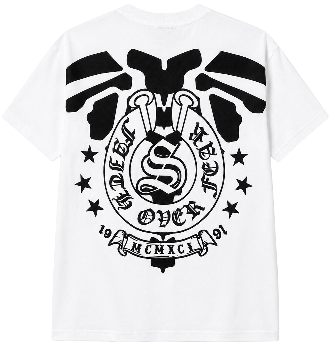 SOUTH POLE PREMIUM GRAPHIC T-SHIRT WHITE - SM450112