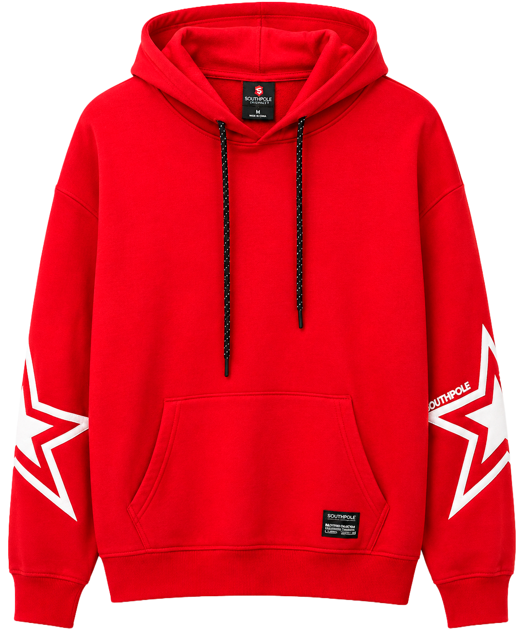 SOUTH POLE GRAPHIC HOODIE RED - SM451613