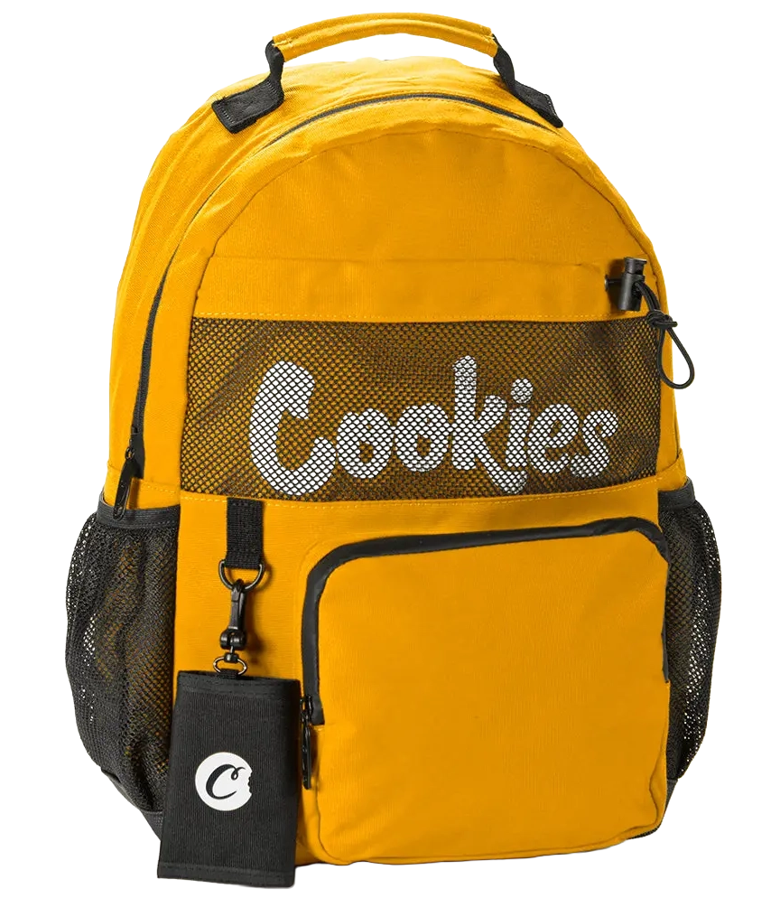 COOKIES SMELL PROOF BACKPACK YELLOW - STASHER