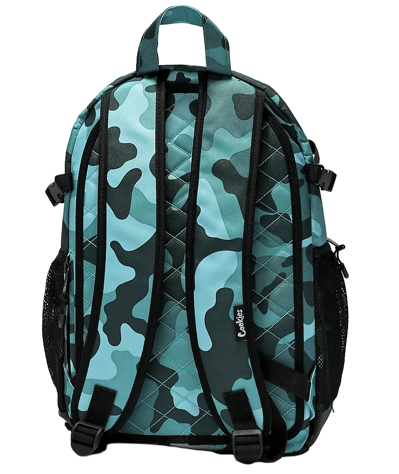 COOKIES SMELL PROOF BACKPACK MINT CAMO - THE BUNGEE