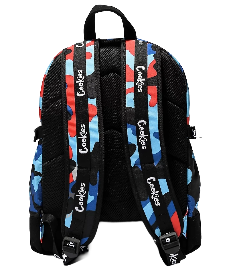 COOKIES SMELL PROOF BACKPACK COOKIES BLUE CAMO - OFF THE GRID
