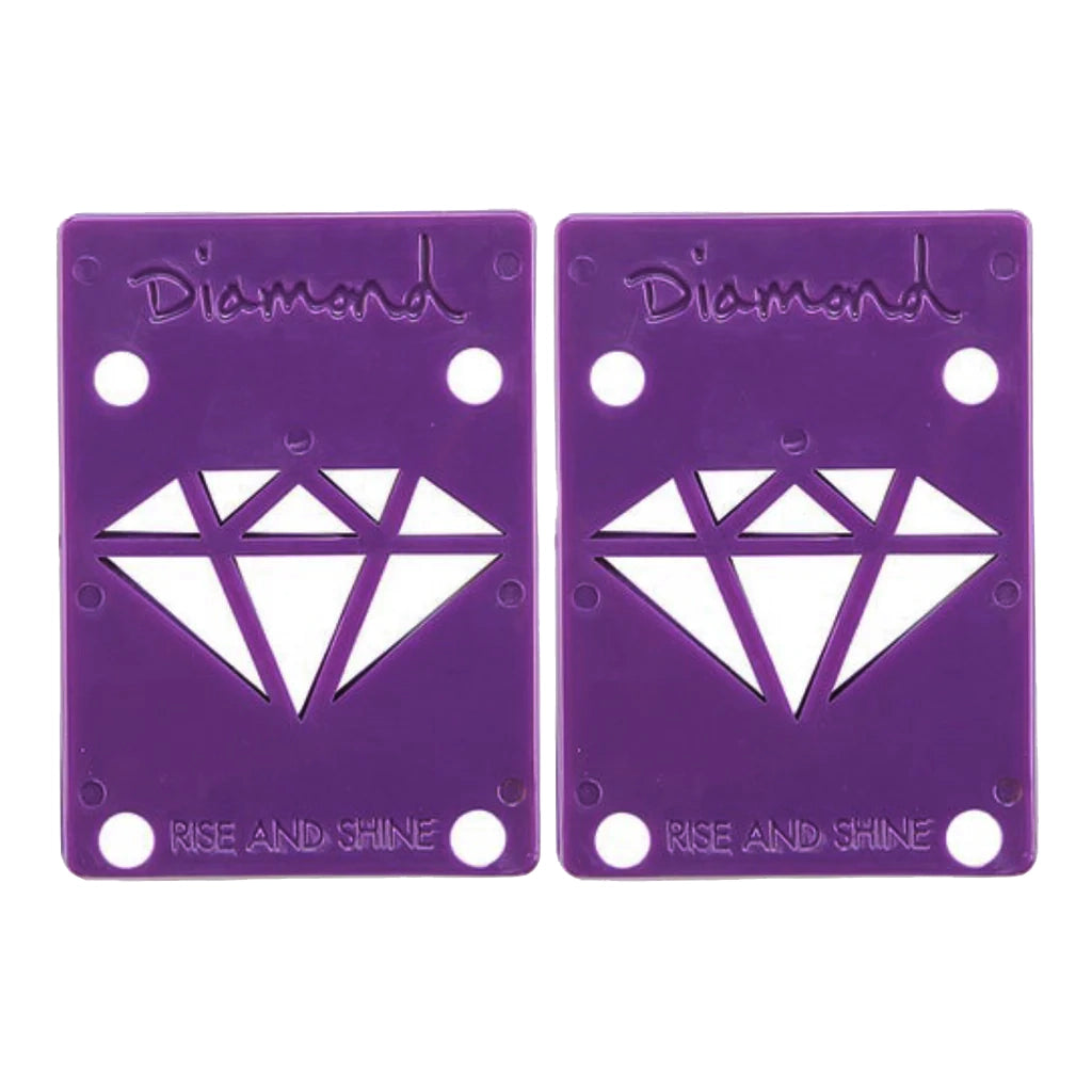 DIAMOND SUPPLY CO RISERS 1/8” PURPLE - RISE & SHINE