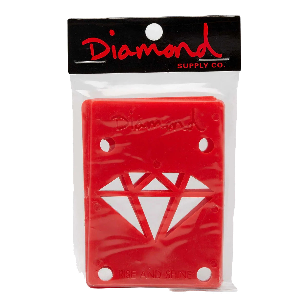 DIAMOND SUPPLY CO RISERS 1/8” RED - RISE & SHINE