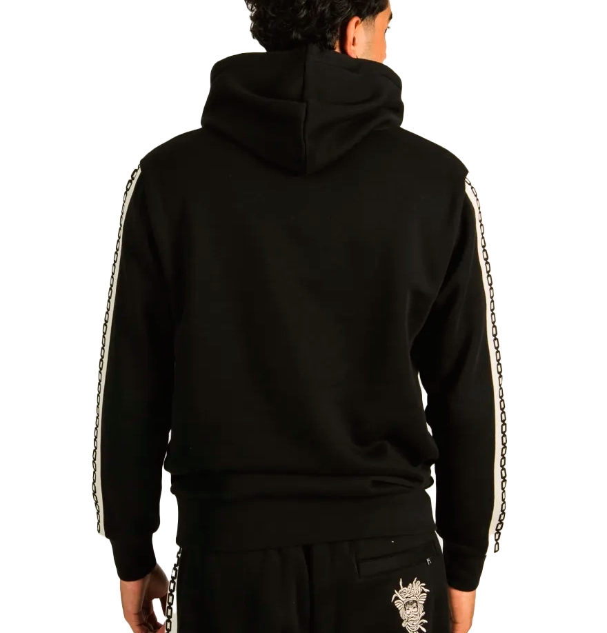 CROOKS & CASTLES MEDUSA CORE HOODIE BLACK - 3I10108