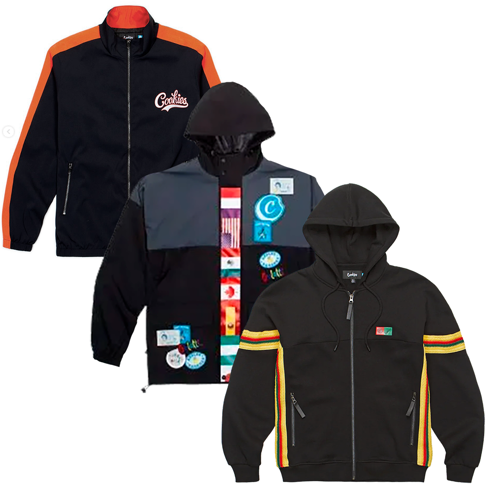 COOKIES ASSORTED ZIP JACKET ASST - CKEJKT