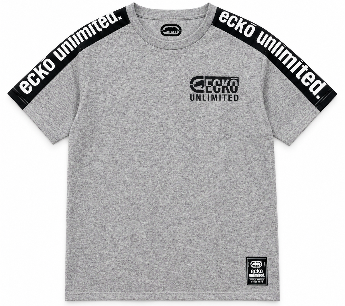 ECKO UNLTD S/S T-SHIRT GREY MARLED - EO13K1379