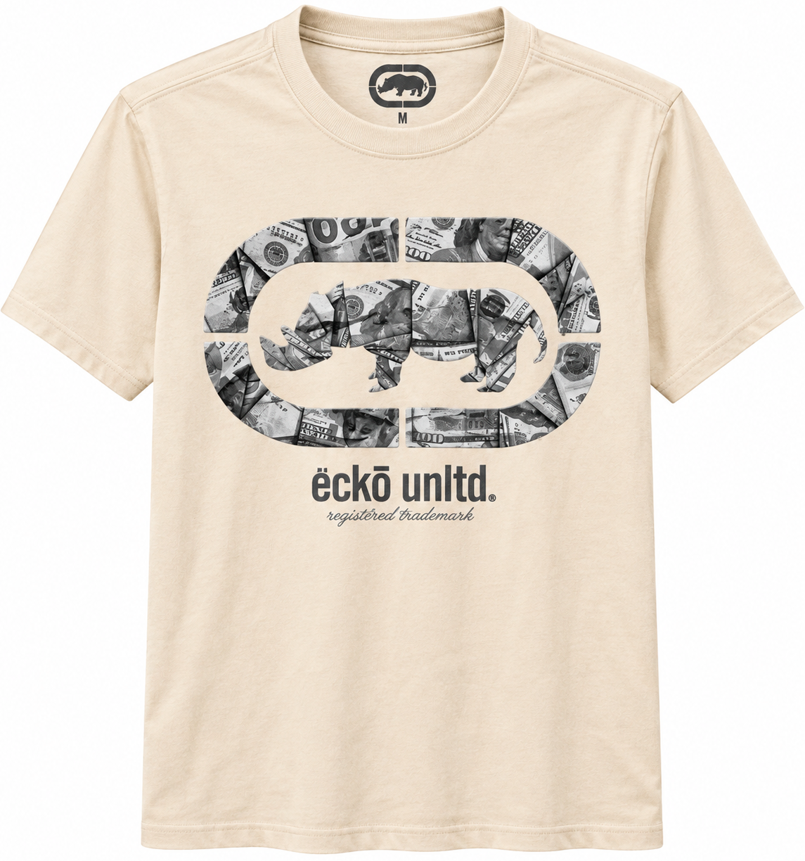 ECKO UNLTD GRAPHIC T-SHIRT KHAKI - EO12T135