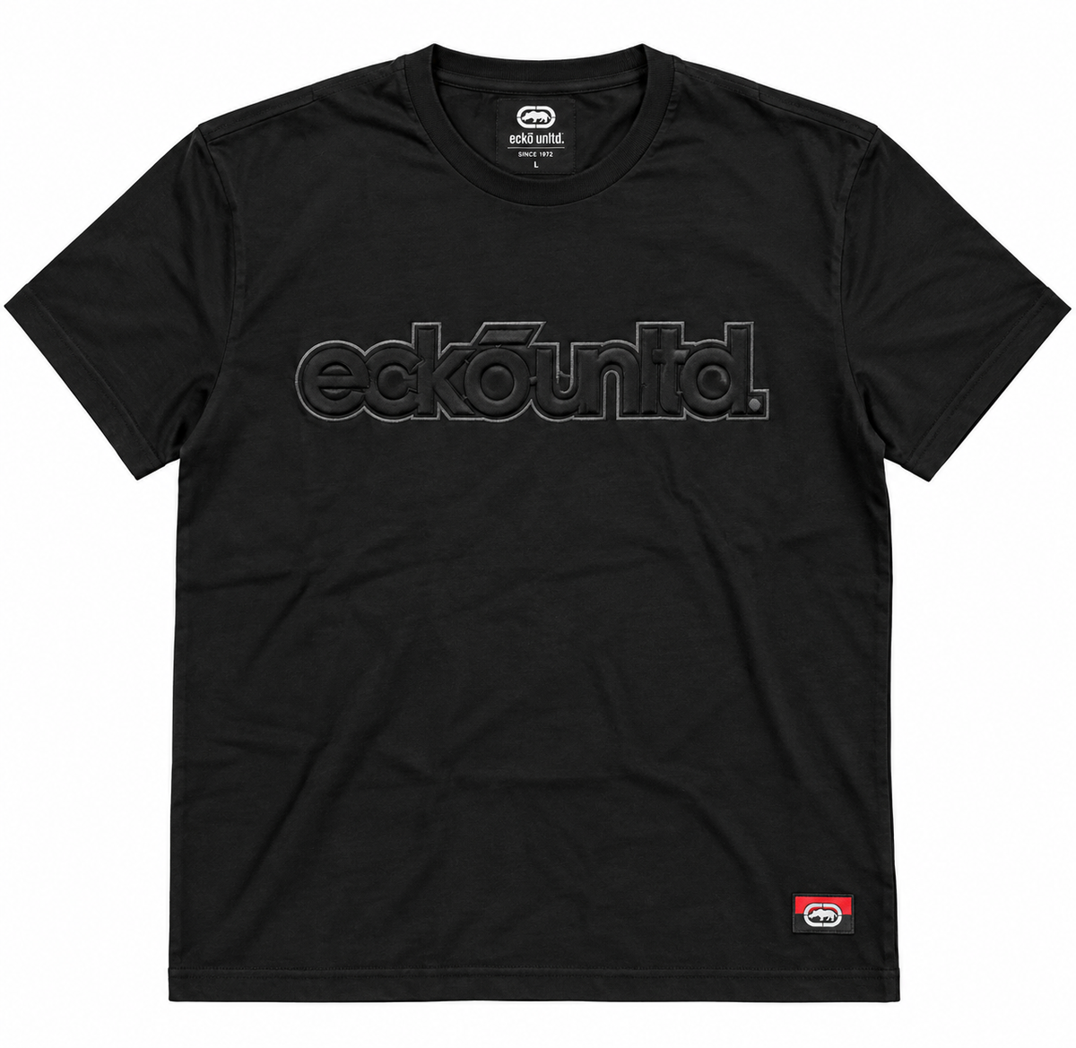 ECKO UNLTD GRAPHIC T-SHIRT BLACK - EO15K1684