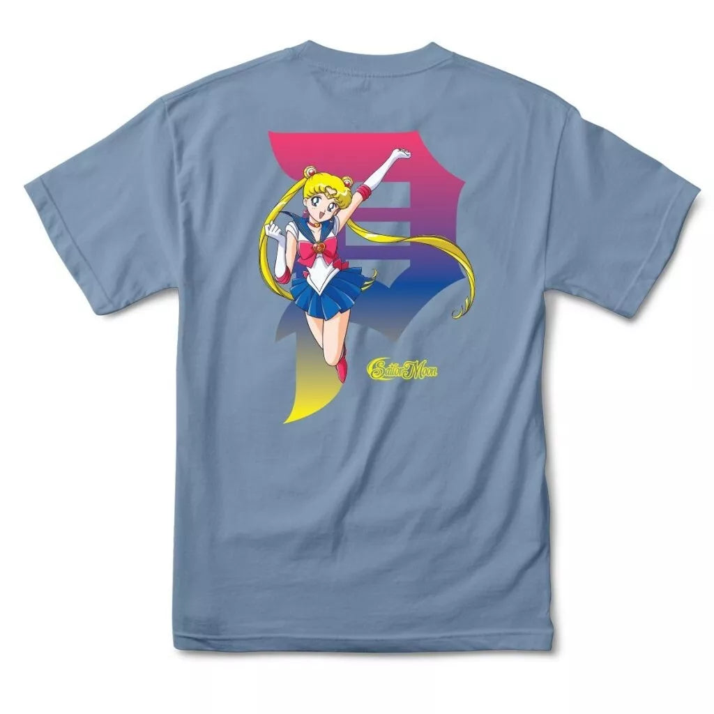 PRIMITIVE X SAILOR MOON T-SHIRT SLATE - PAPFA2103