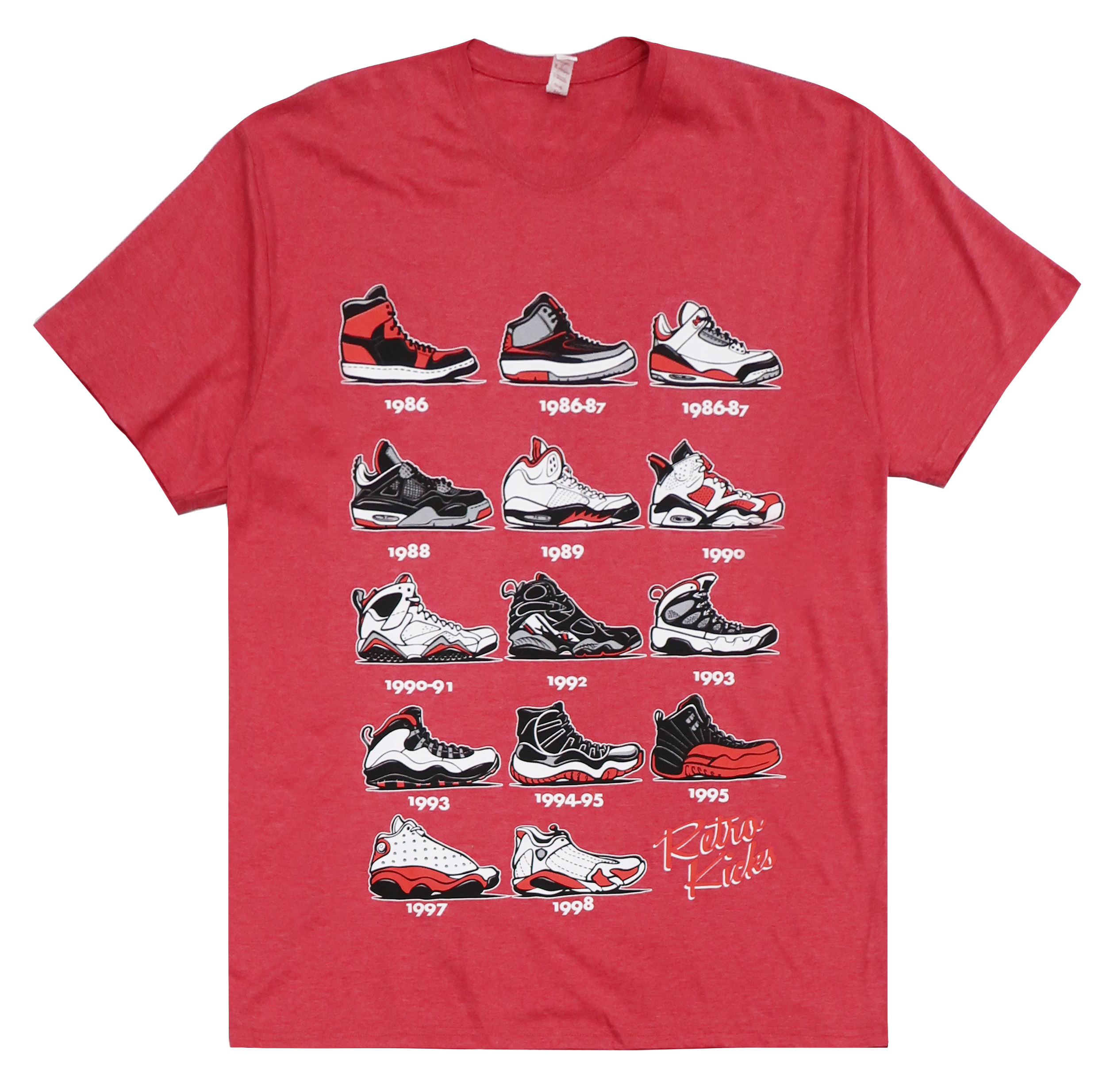 retro kicks shirt